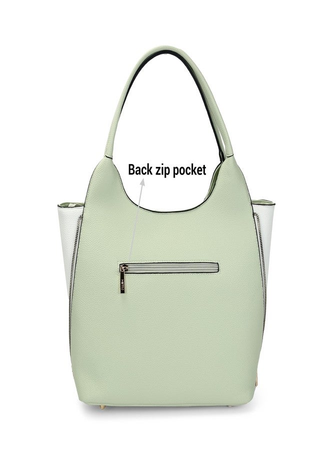 Metro Oriane Top-Handle Sling Bag Green Alvène HOBO Handbag(66-748) - Image 4